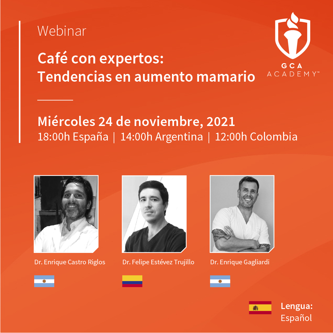 GCA Webinar Tendencias En Aumento Mamario Post textured implants, webinar, breast implants